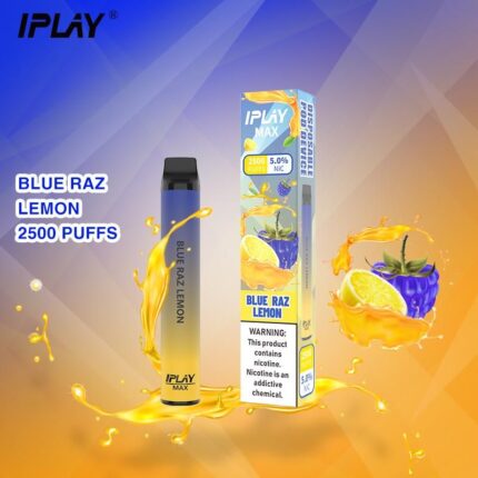 IPLAY Max blue raz lemon disposable vape