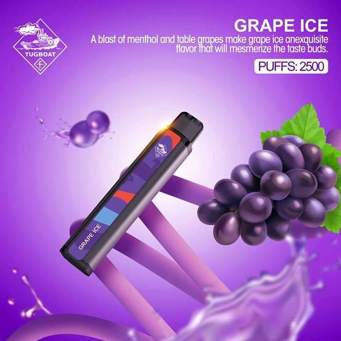 Tugboat XXL grape ice disposable vape in Dubai