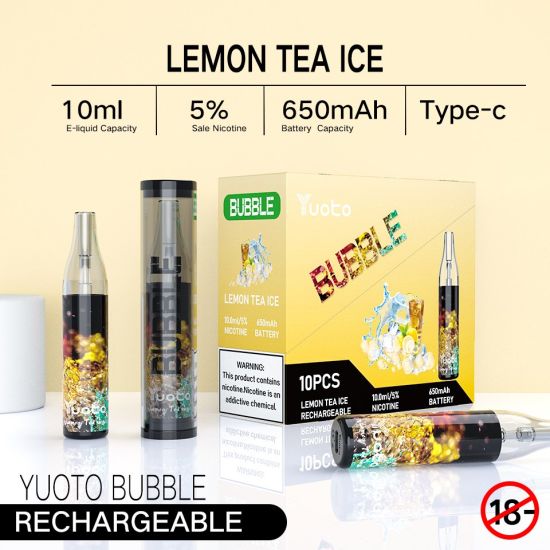 Yuoto bubble lemon tea ice disposable vape in Dubai