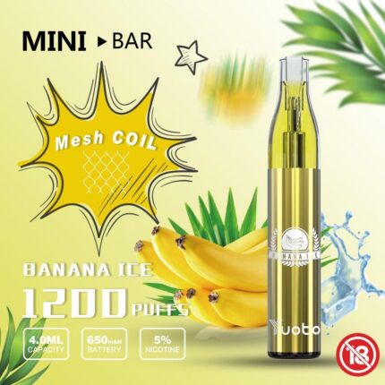 Yuoto mini bar banana ice disposable vape in Dubai