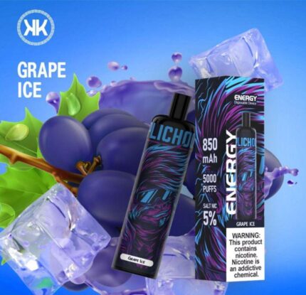 ENERGY Kk Disposable vape( 5000 puffs)Grape Ice In Dubai