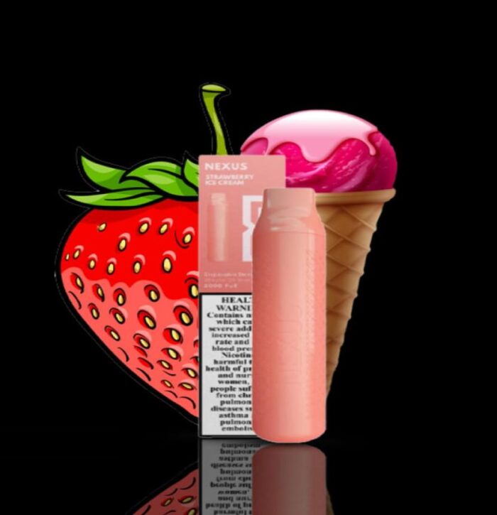 NEXUS Strawberry Ice Cream disposable vape in Dubai