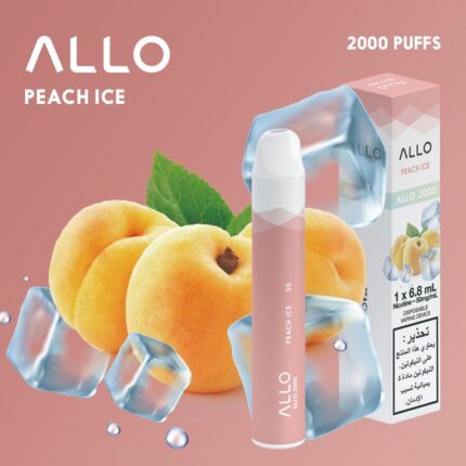 ALLO Peach Ice Disposable Vape In Dubai
