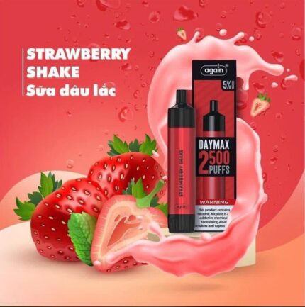 Again Daymax Strawberry Shake (2500 puffs) In Dubai
