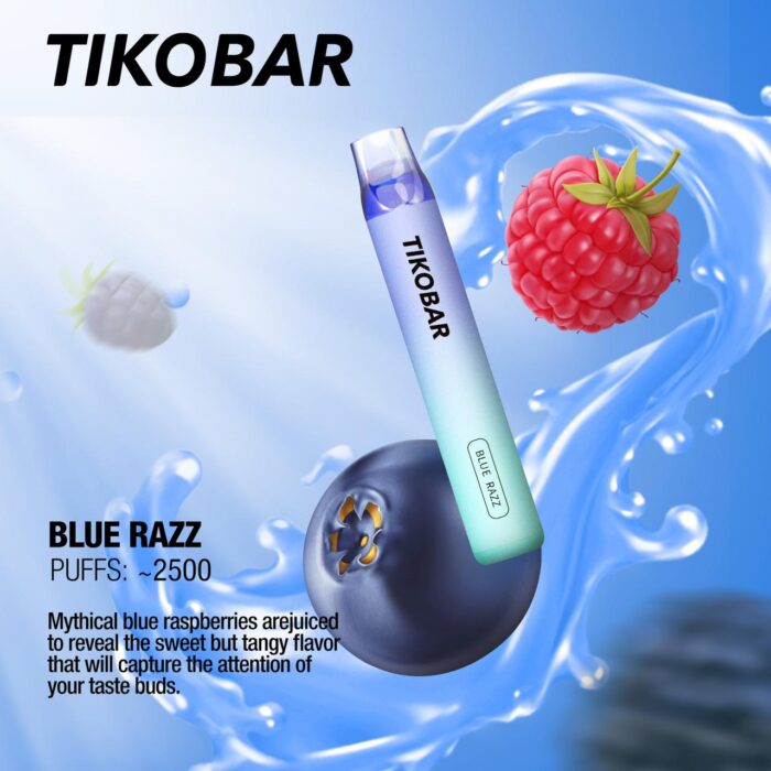 TIKOBAR LUX Blue Razz Disposable Vape In Dubai
