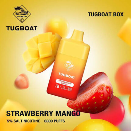 Buy Tugboat box puffs Vape Dubai Strawberry Mango Disposable