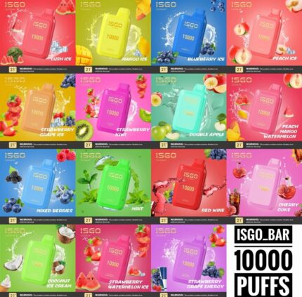 E-juice pods ISGO BAR Disposable Vape 10000 Puffs