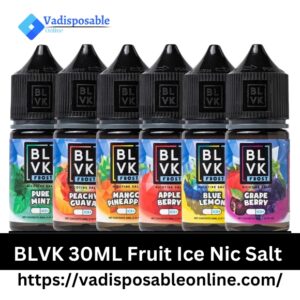 BLVK 30ML Fruit Ice Nic Salt E Liquid In UAE