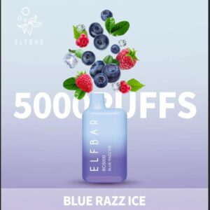 VAPE ELF BAR DUBAI (5000 puffs) BLUE Razz Ice disposable
