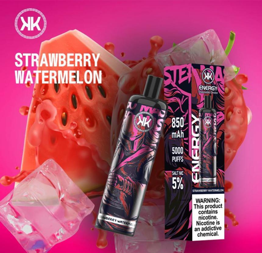 ENERGY-Kk-Disposable-Vape-5000-puffs-Strawberry-Watermelon-In-Dubai2-1.jpg Vape International City | ENERGY Kk Disposable Vape Strawberry Watermelon - Image 1