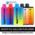 HAYATI Pro Ultra 15K Puffs 20MG Disposable Vape in Dubai, UAE