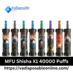 MFU Shisha X1 40000 Puffs Salt Nicotine 5mg Disposable Vape in Dubai, UAE