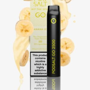 Pod Salt Go Banana Ice (2500 puffs) disposable vape in Dubai