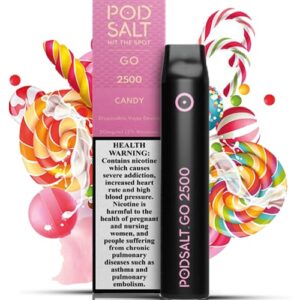 Pod Salt Go Candy (2500 puffs) disposable vape in Dubai