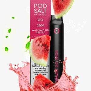 Pod Salt Go Watermelon Breeze( 2500 puffs) disposable vape in Dubai