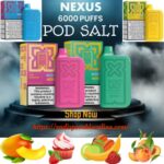 Pod Salt Nexus 6000 Puffs Disposable Dubai