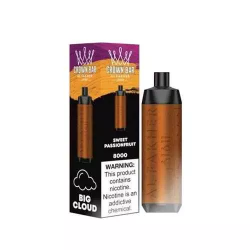 SWEET-PASSIONFRUIT-Al-Fakher-Crown-Bar-8000-disposable-vape-1.webp Al Fakher Crown Bar 8000 at Wafi Mall - Image 18