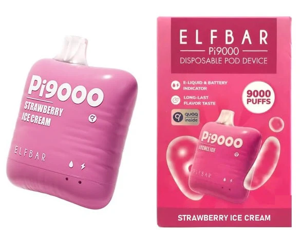 Strawberry-ice-cream-ElfBar-Pi9000-Puffs-Disposable-Vape-at-1-1.webp ElfBar Pi9000 Puffs Disposable - Image 4