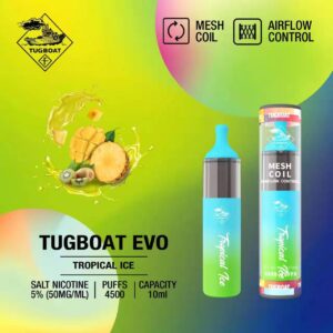 TUGBOAT Evo Tropical Ice (4500 puffs) Disposable Vape In Dubai