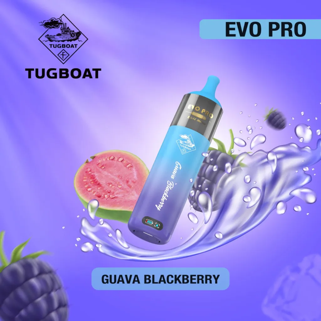 Tugboat-EVO-Pro-guava-blackberry-15000-Puffs-1.webp Tugboat EVO Pro 15000 Puffs - Image 8