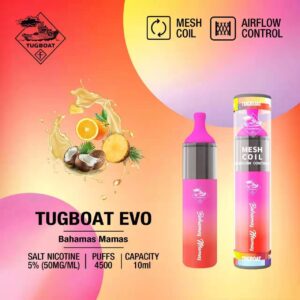 Tugboat Evo Bahamas Mamas (4500 puffs) Disposable Vape In Dubai