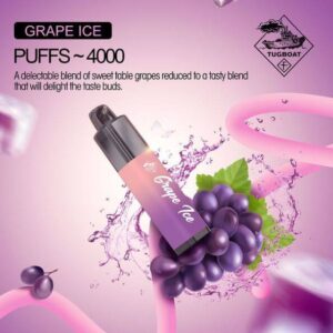 Tugboat mega flow Grape ice disposable vape in Dubai