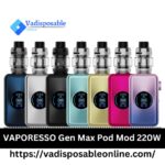 VAPORESSO Gen Max Pod Mod 220W Vape Kit in UAE