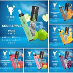 VUDU FILTER (2500 puffs) Disposable Vape In Dubai