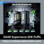 ZGAR Supernova 30K Puffs  in UAE-2%mg/18ml Disposable Vape