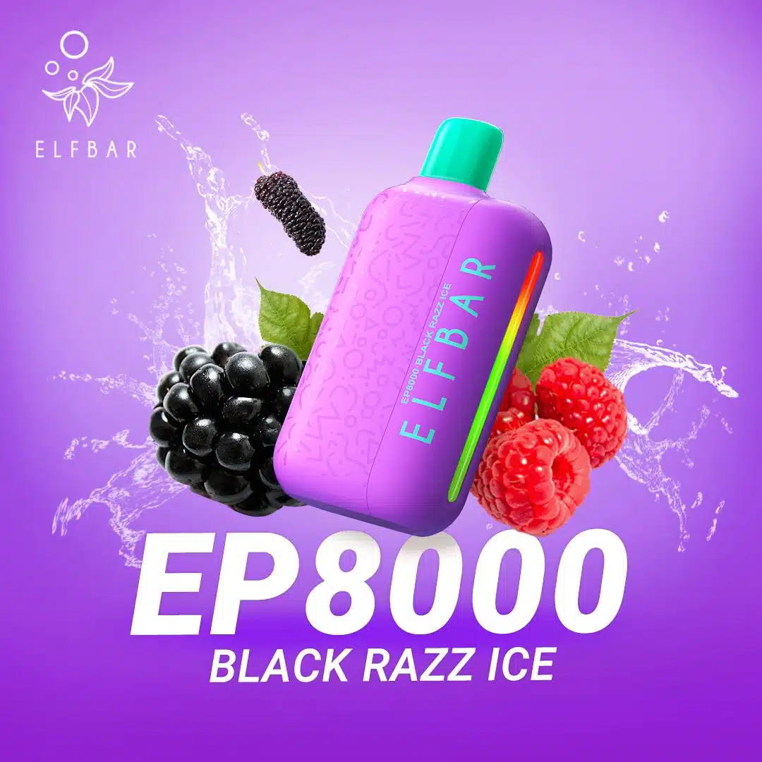 black-Razz-Ice-Elfbar-EP8000-disposable-vape-at-Galleria-Mal-1.webp Elf Bar EP8000 Disposable - Image 14