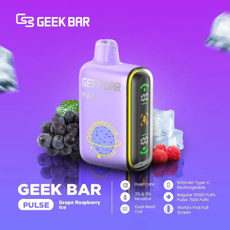 grape-raspberry-ice-Geekbar-pulse-15000-puffs-disposable-vap-1.webp Geek Bar Pulse 15000 Puffs Disposable - Image 6