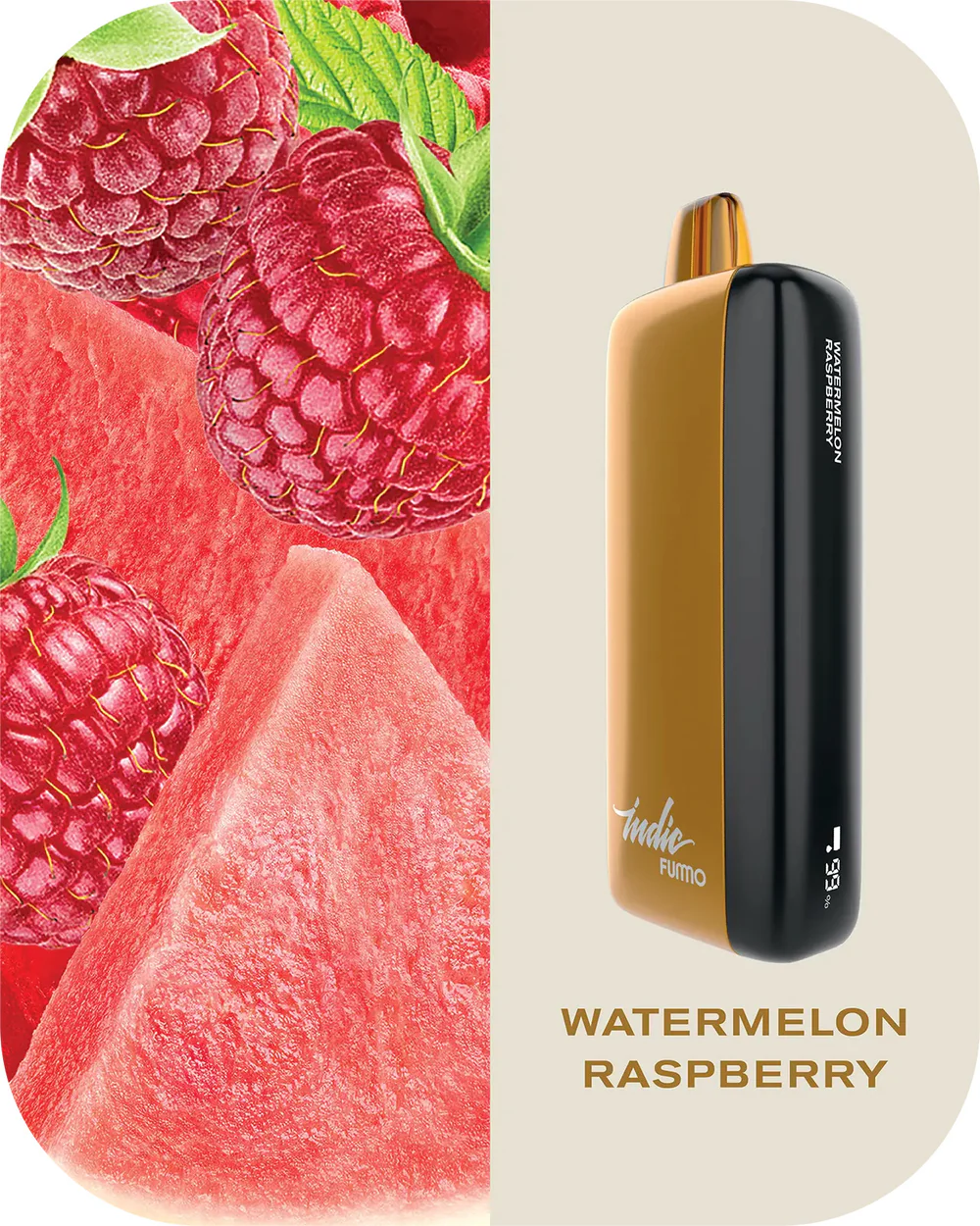 watermelon-raspberry-Fummo-Indic-12000-Puffs-Disposable-Vape-1.webp Fummo Indic 12000 Puffs Disposable - Image 2
