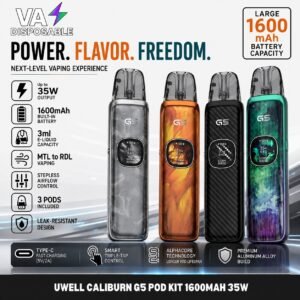 Uwell Caliburn G5 Pod Kit 1600mAh 35W IN DUBAI
